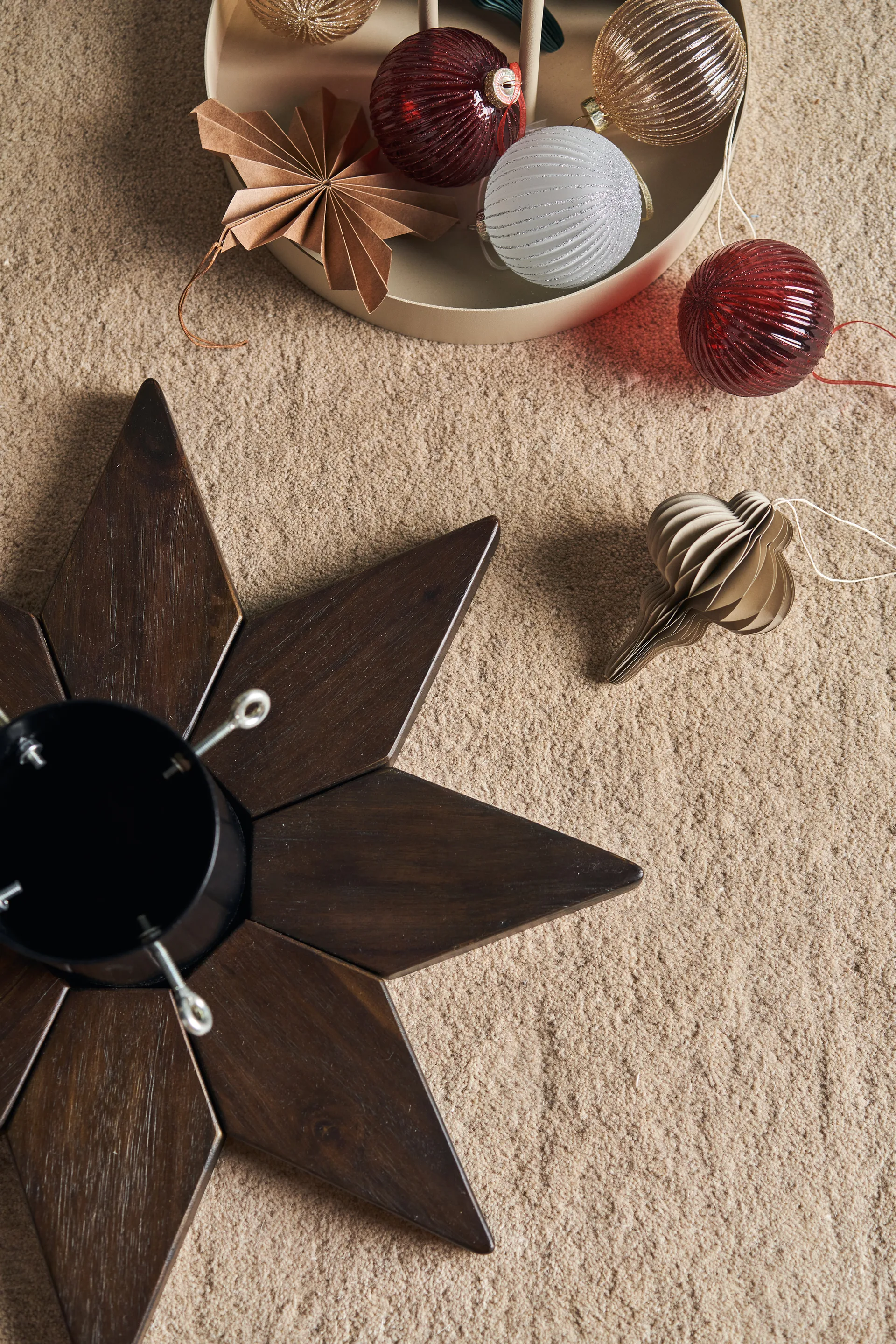 Holiday juletræskugler 6-pak, Red Scandi Living