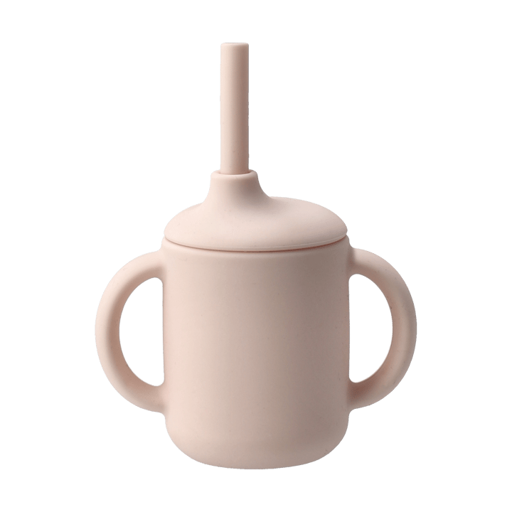 Idun krus med sugerør silikone 120 ml - Blush - Scandi Living