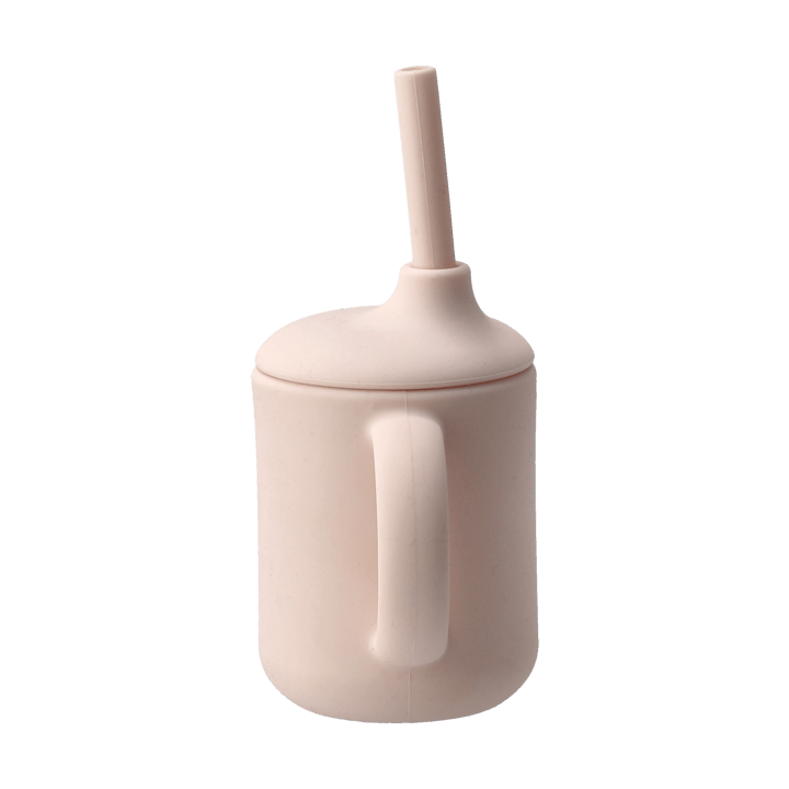 Idun krus med sugerør silikone 120 ml, Blush Scandi Living