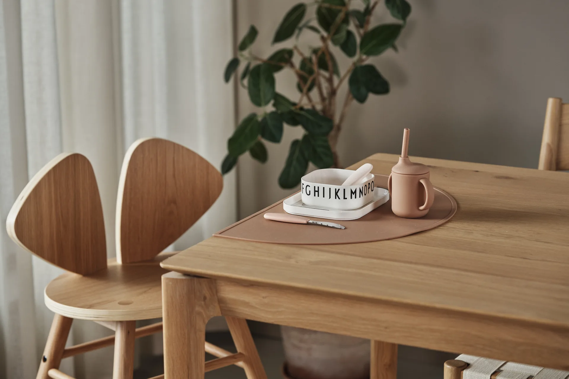 Idun krus med sugerør silikone 120 ml, Hazel Scandi Living