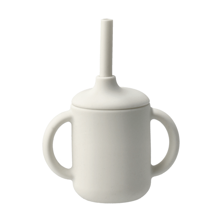 Idun krus med sugerør silikone 120 ml - Vanilla - Scandi Living