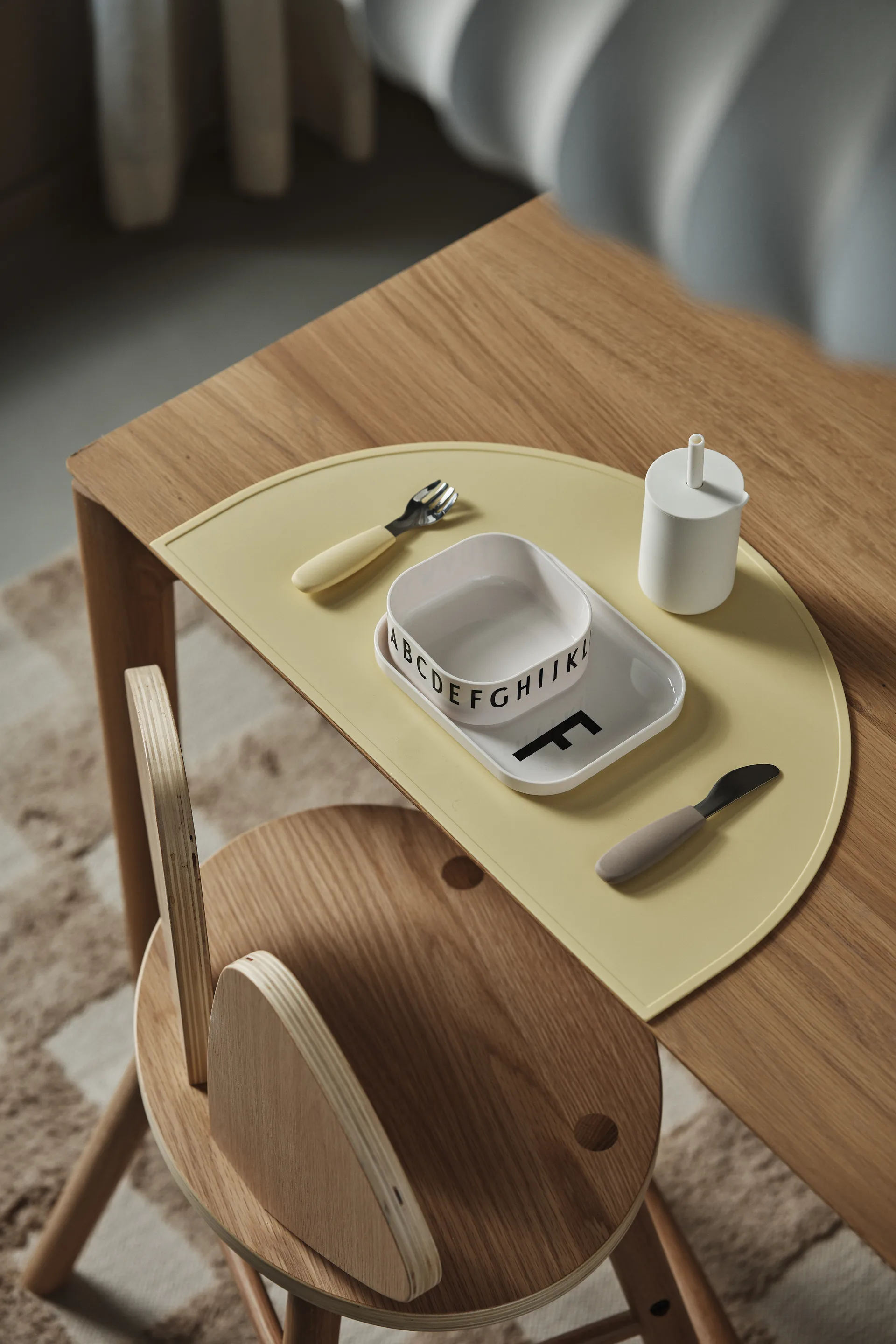 Idun krus med sugerør silikone 120 ml, Vanilla Scandi Living