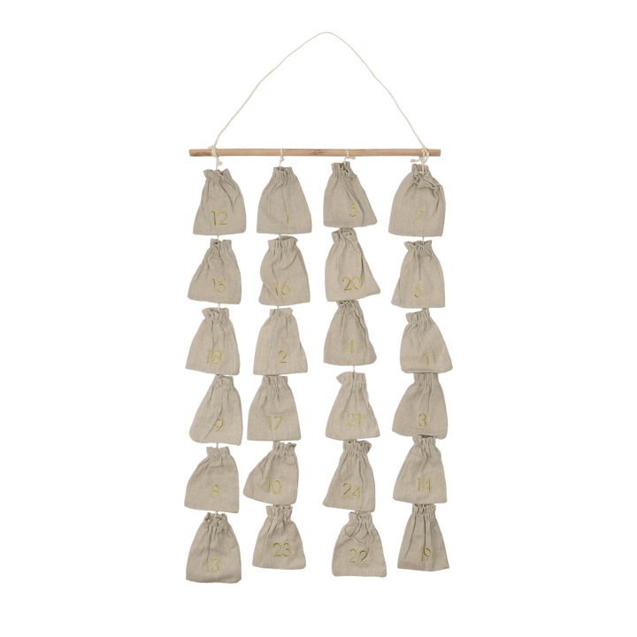 Joyful adventskalender 75 cm - Beige - Scandi Living