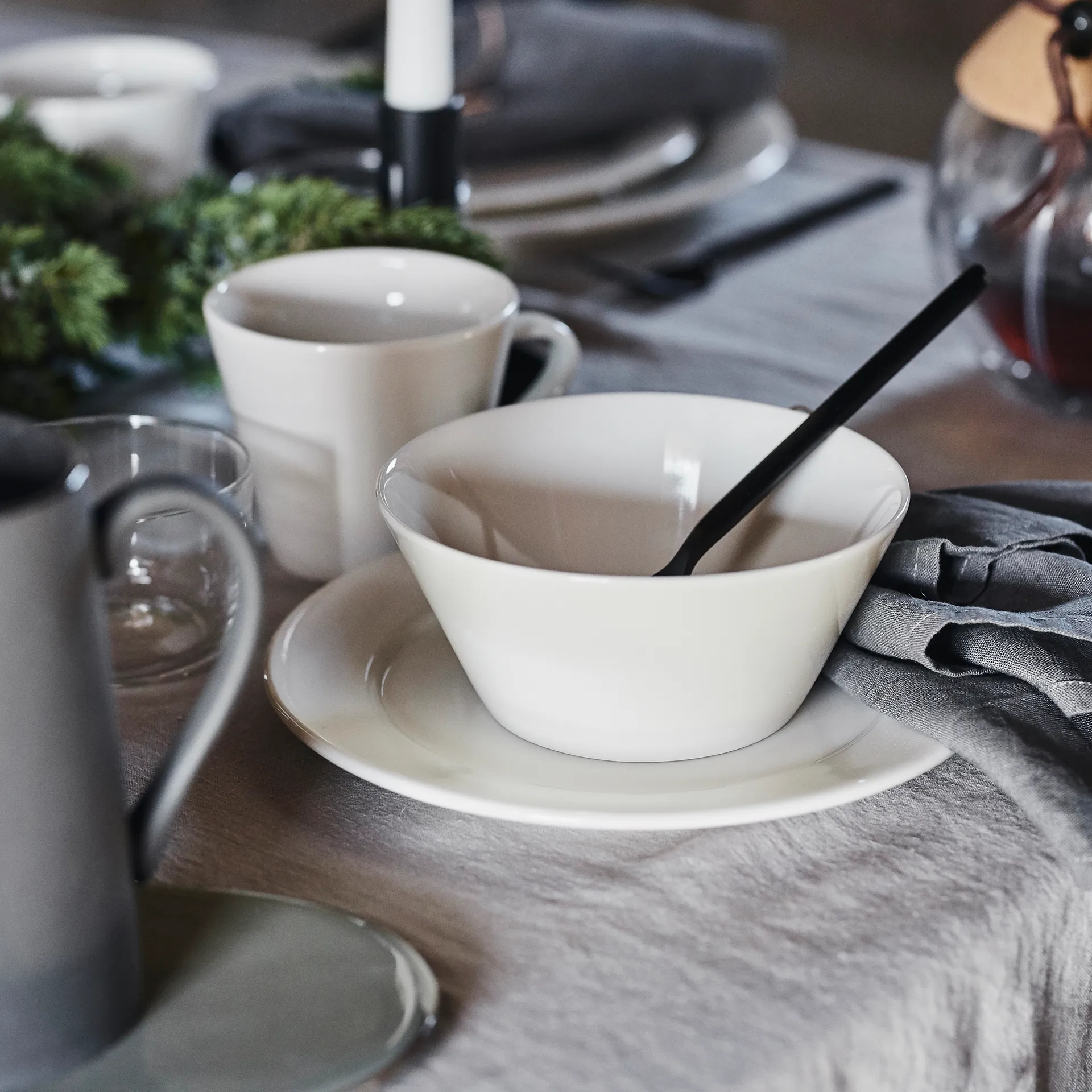 Kalk servicesæt 16 dele - Hvid,  Scandi Living