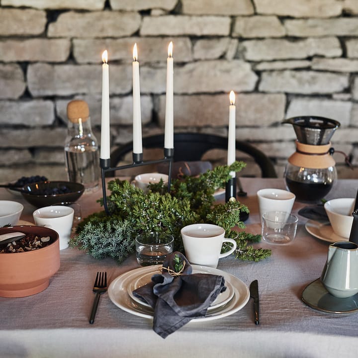 Kalk tallerken 28 cm, hvid Scandi Living