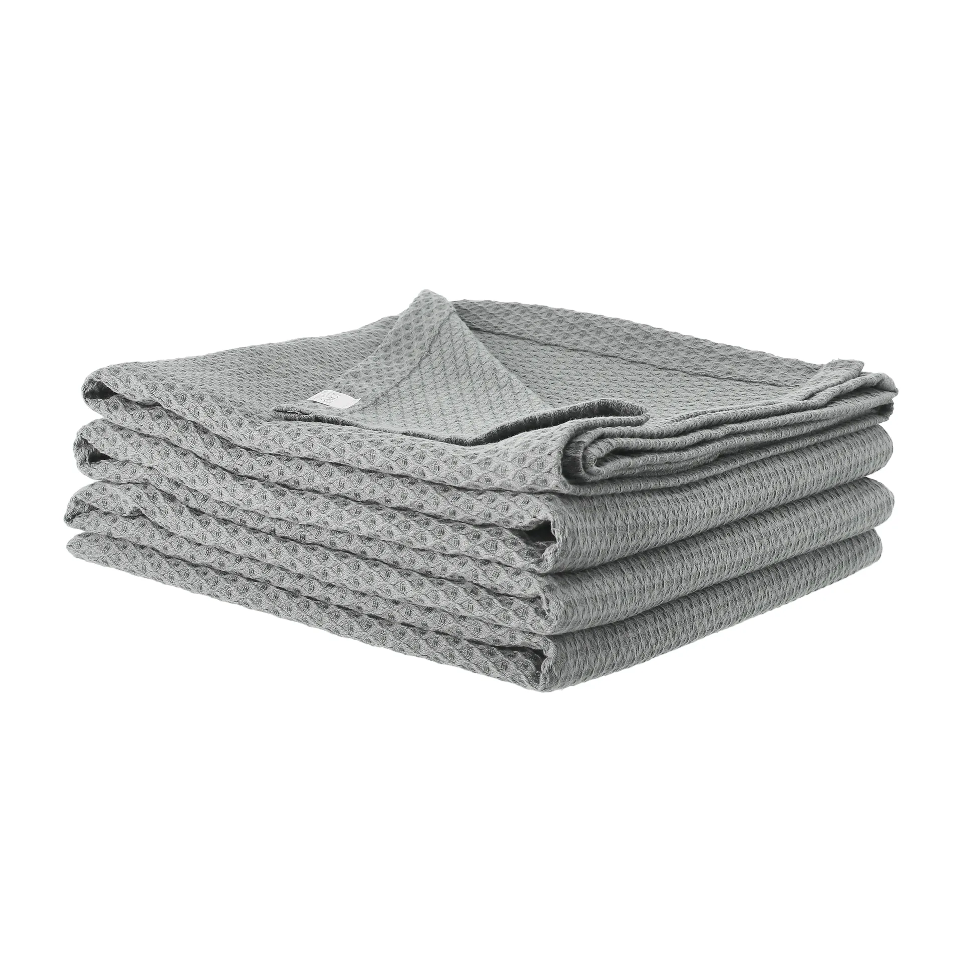 Kimono sengetæppe 260x260 cm, Dusty petrol Scandi Living