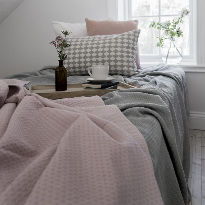 Kimono sengetæppe 260x260 cm, Dusty rose (lyserød) Scandi Living