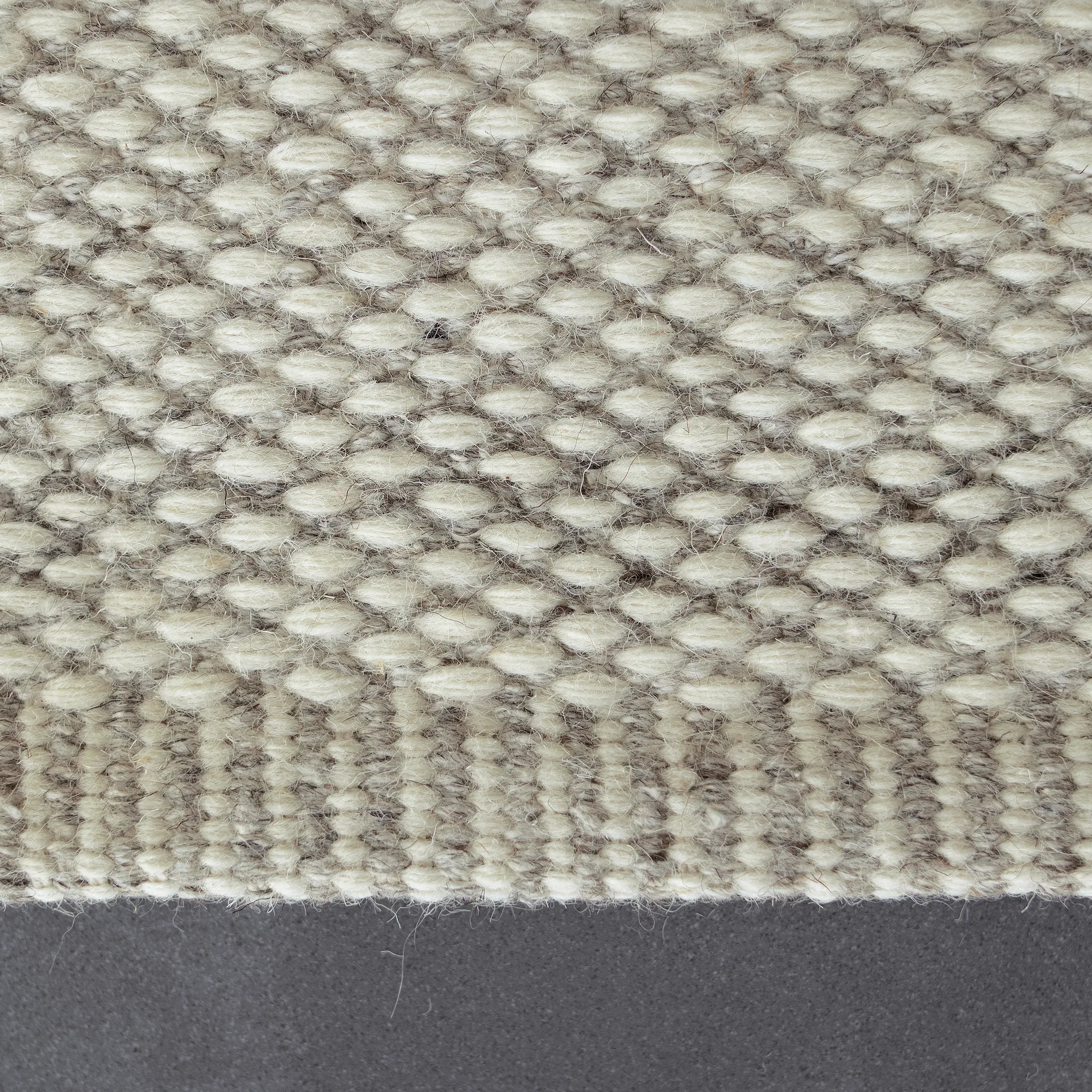 Lea uldtæppe naturhvid, 170x240 cm Scandi Living