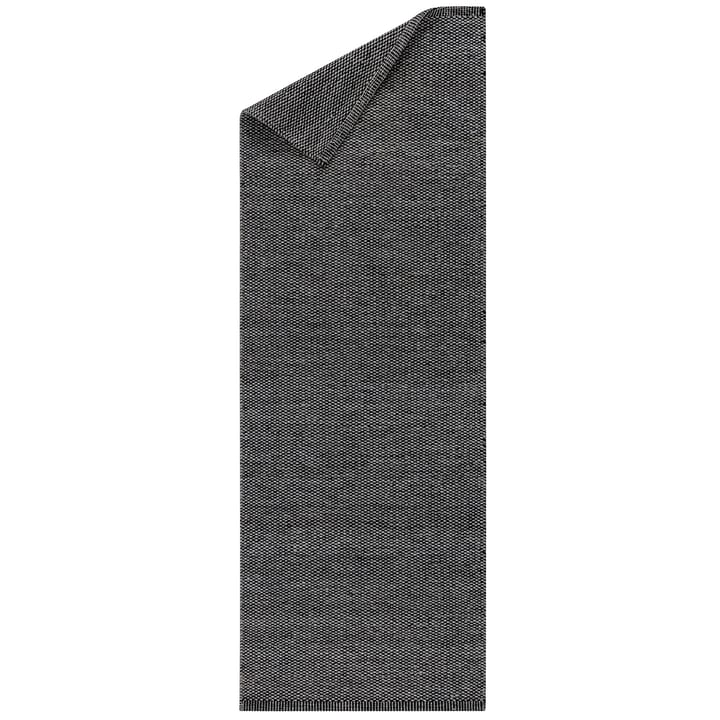 Lea uldtæppe sort, 80x240 cm Scandi Living