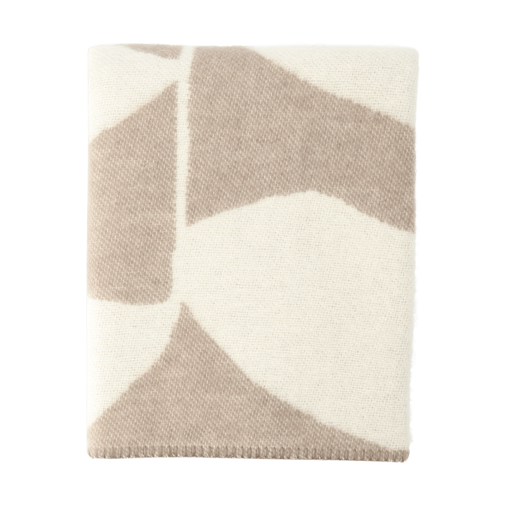 Leaf uldplaid 130x180 cm - Mole - Scandi Living