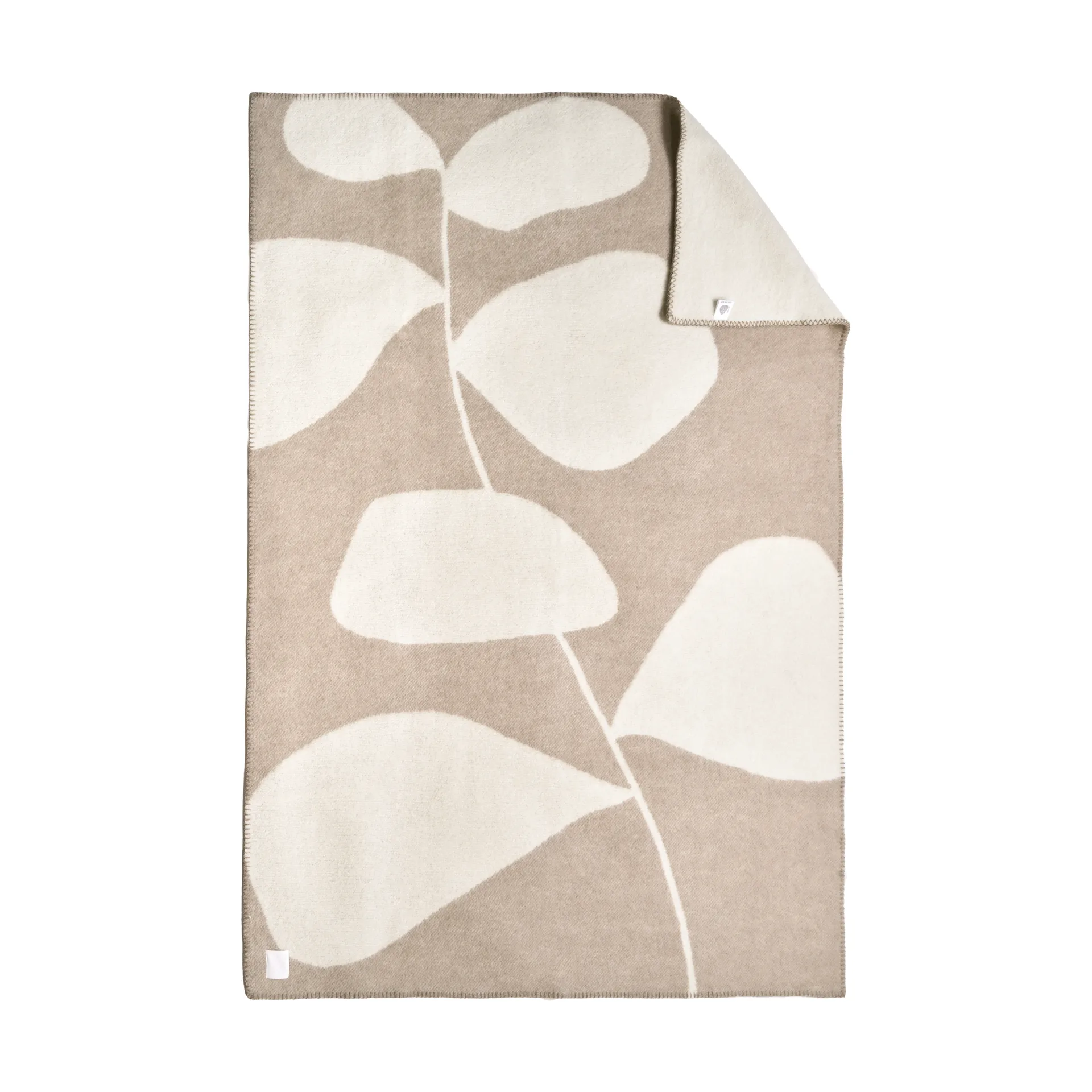 Leaf uldplaid 130x180 cm, Mole Scandi Living