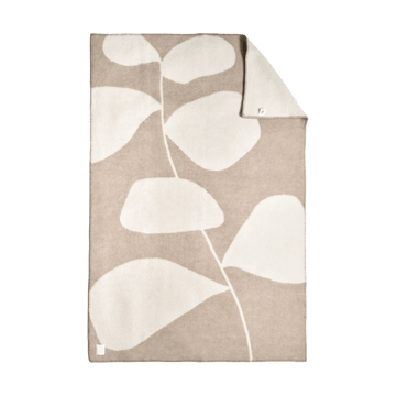 Leaf uldplaid 130x180 cm - Mole - Scandi Living