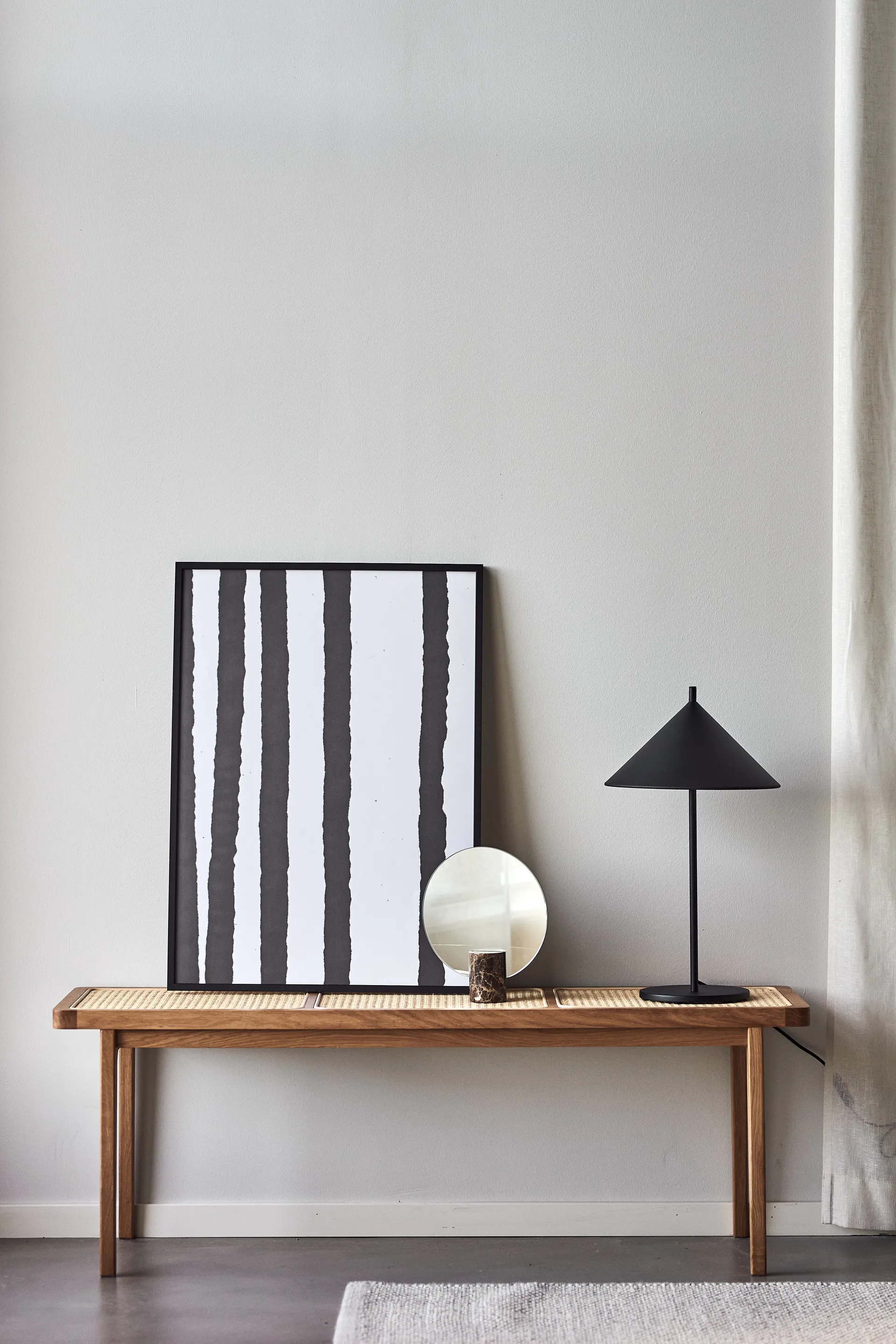 Lineage plakat sort, 50x70 cm Scandi Living