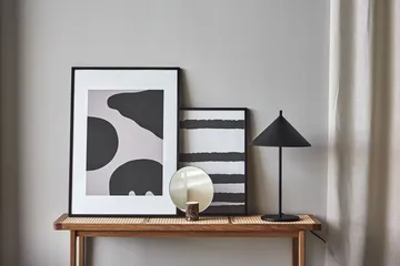 Lineage plakat sort - 50x70 cm - Scandi Living