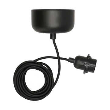 Loftophæng inkl. ledning 250 cm - Sort - Scandi Living