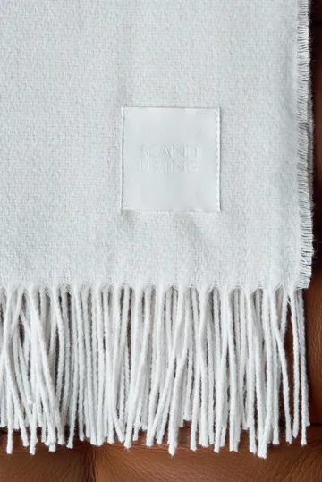 Loom bomuldsplaid 125x170 cm - Birch - Scandi Living