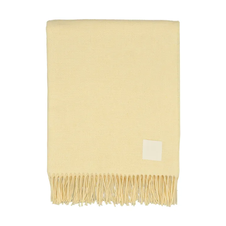 Loom bomuldsplaid 125x170 cm - Buttercream - Scandi Living
