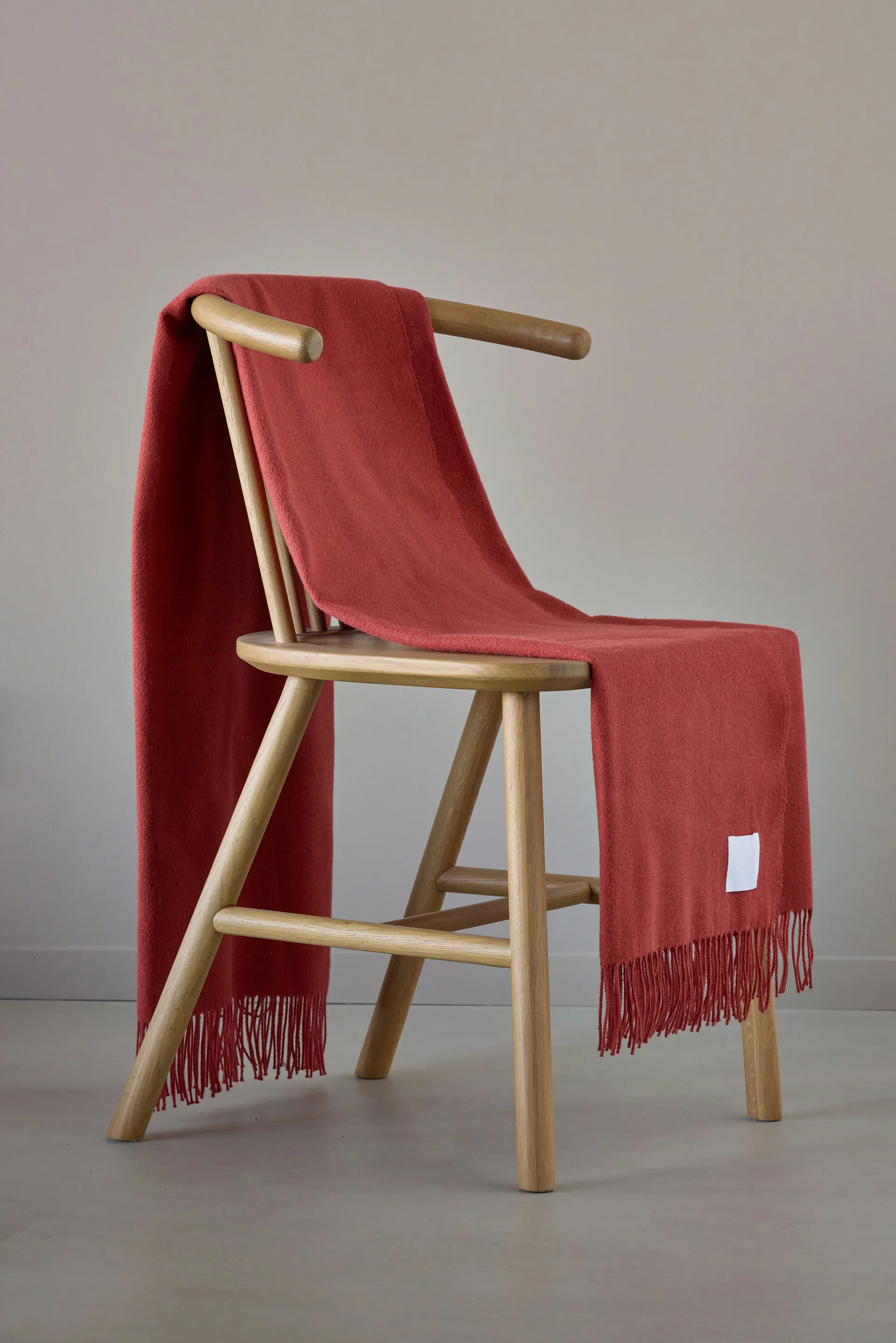 Loom bomuldsplaid 125x170 cm, Rust Scandi Living