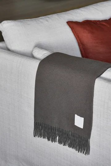 Loom bomuldsplaid 125x170 cm - Taupe - Scandi Living