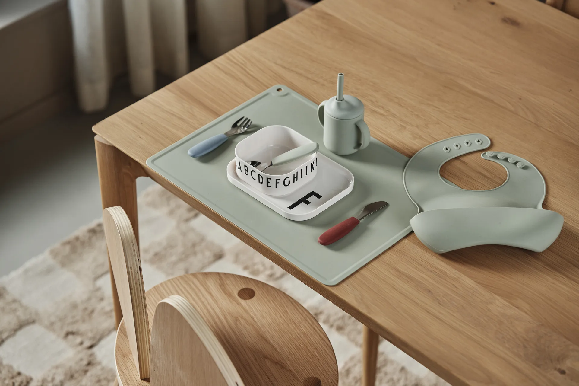 Loula underlag silikone, Green Scandi Living
