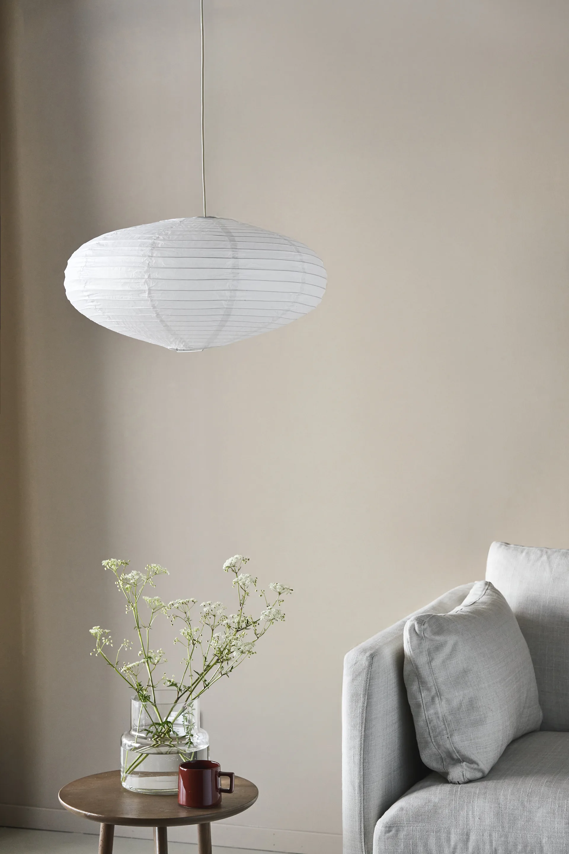 Lucent lampeskærm oval, Ø40 cm Scandi Living