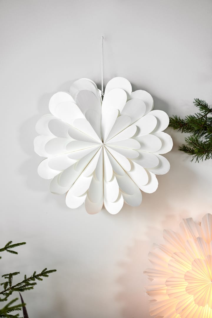 Lucia julestjerne 45 cm, Hvid Scandi Living