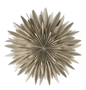 Luna adventsstjerne beige med prikker - 60 cm - Scandi Living