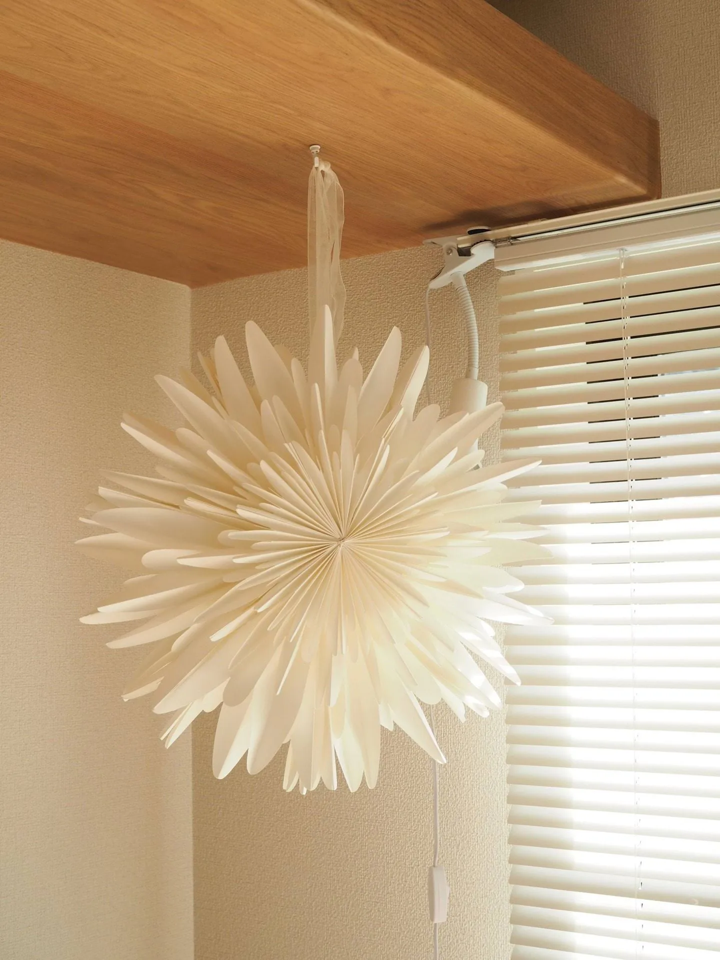 Luna adventsstjerne hvid, 45 cm Scandi Living