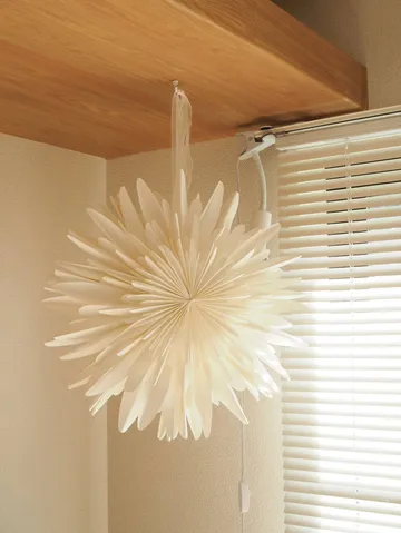 Luna adventsstjerne hvid - 45 cm - Scandi Living
