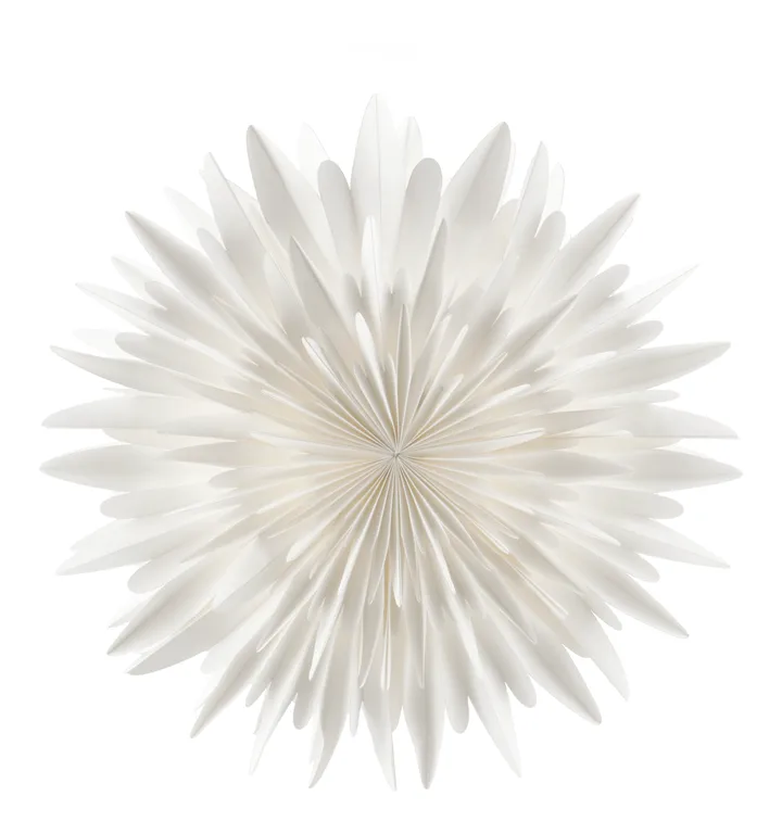 Luna adventsstjerne hvid - 60 cm - Scandi Living