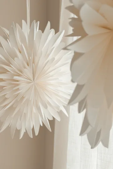 Luna adventsstjerne hvid - 60 cm - Scandi Living