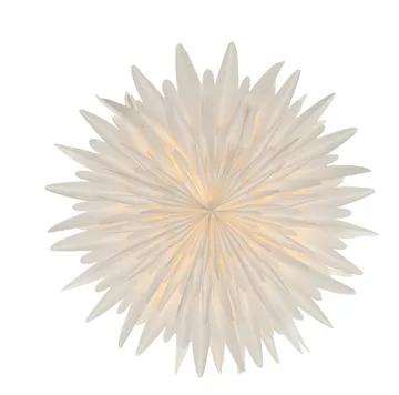 Luna adventsstjerne hvid - 80 cm - Scandi Living