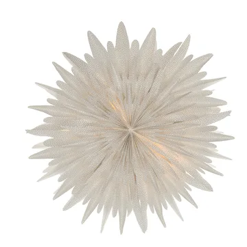 Luna adventsstjerne hvid med prikker - 60 cm - Scandi Living