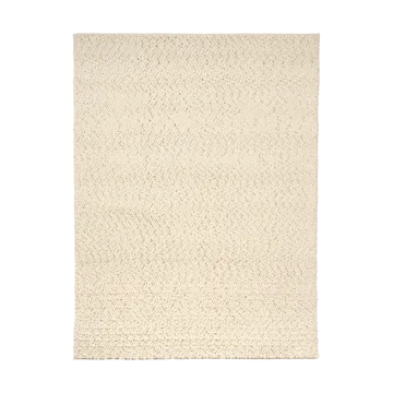 Mire uldtæppe naturhvid - 170x240 cm - Scandi Living