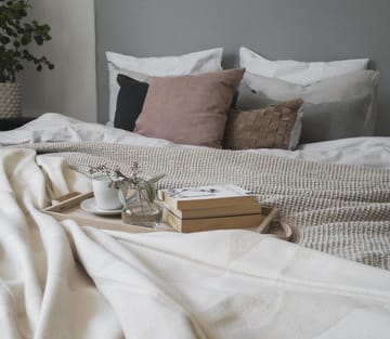 Moss sengetæppe 160x260 cm - Beige - Scandi Living