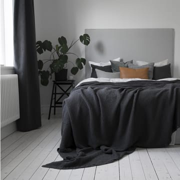Moss sengetæppe 160x260 cm - Charcoal (grå) - Scandi Living