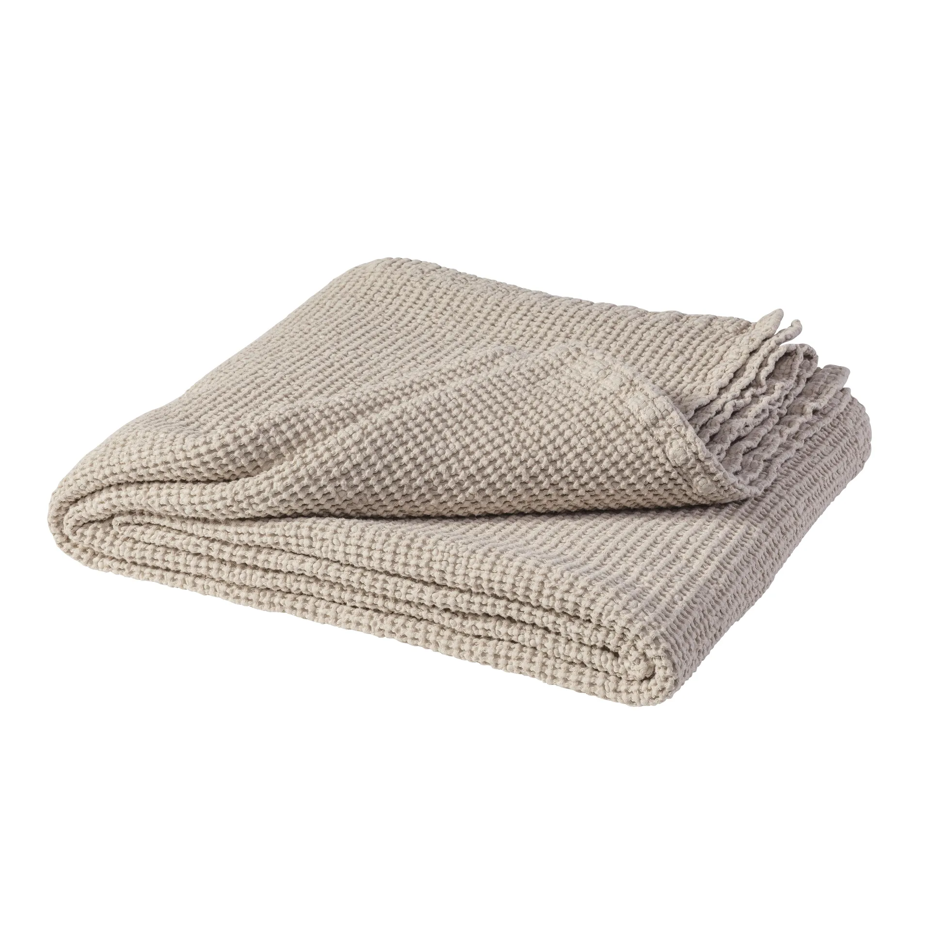 Moss sengetæppe 260x260 cm, Beige Scandi Living