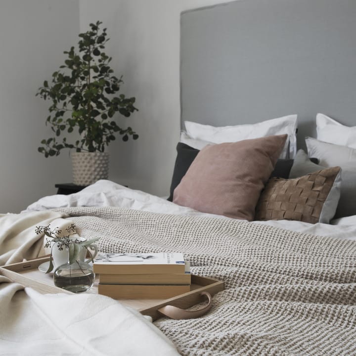 Moss sengetæppe 260x260 cm, Beige Scandi Living