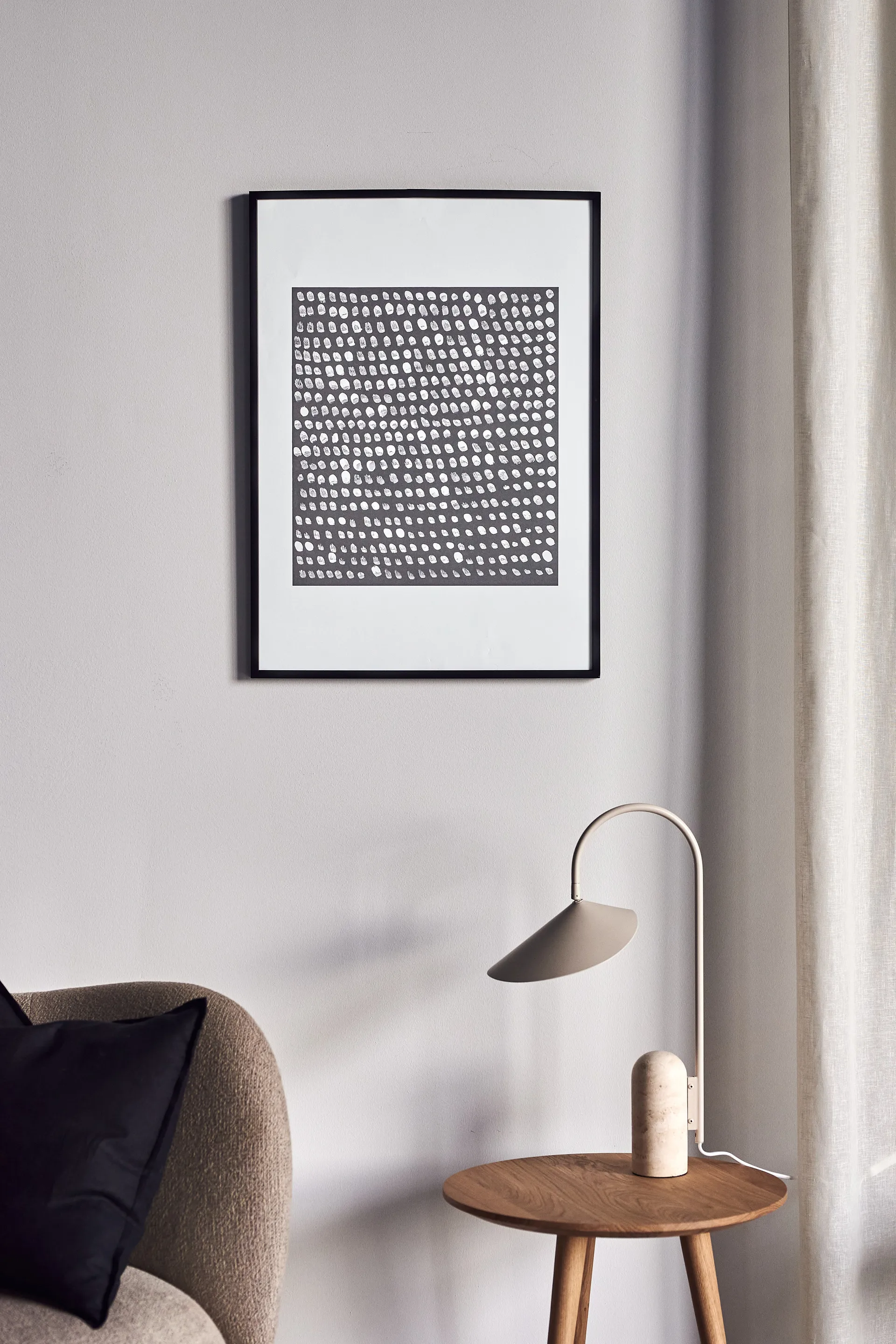 Multitude plakat grå, 50x70 cm Scandi Living