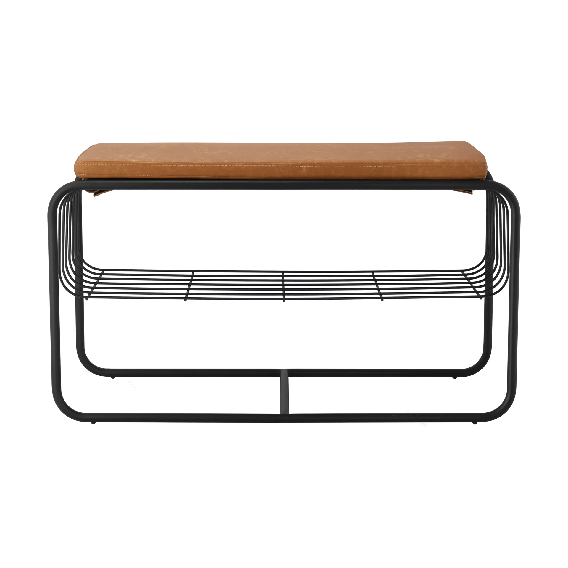Nod bænk/skohylde 80x36c42 cm, Black Scandi Living