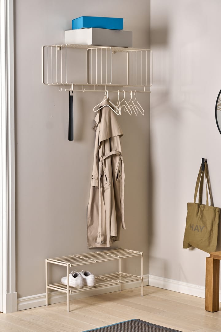 Nod skohylde 80x30x37 cm, Beige Scandi Living