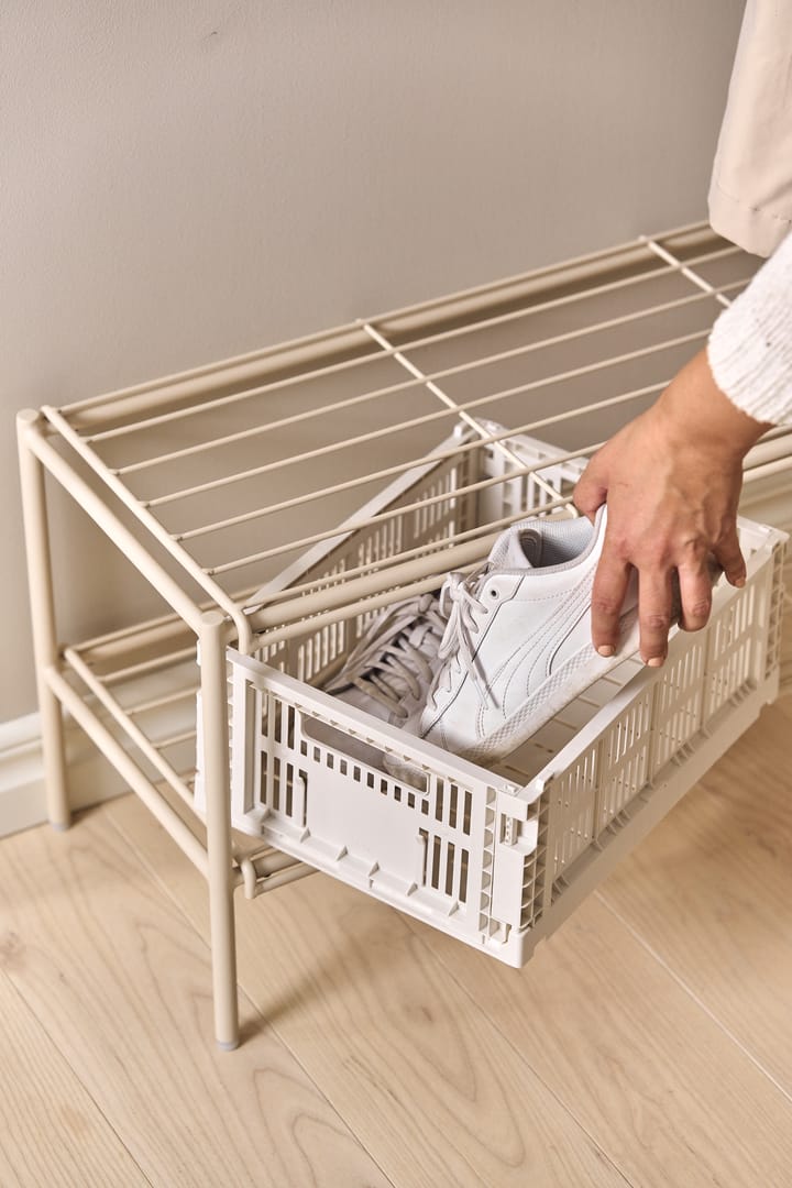 Nod skohylde 80x30x37 cm, Beige Scandi Living