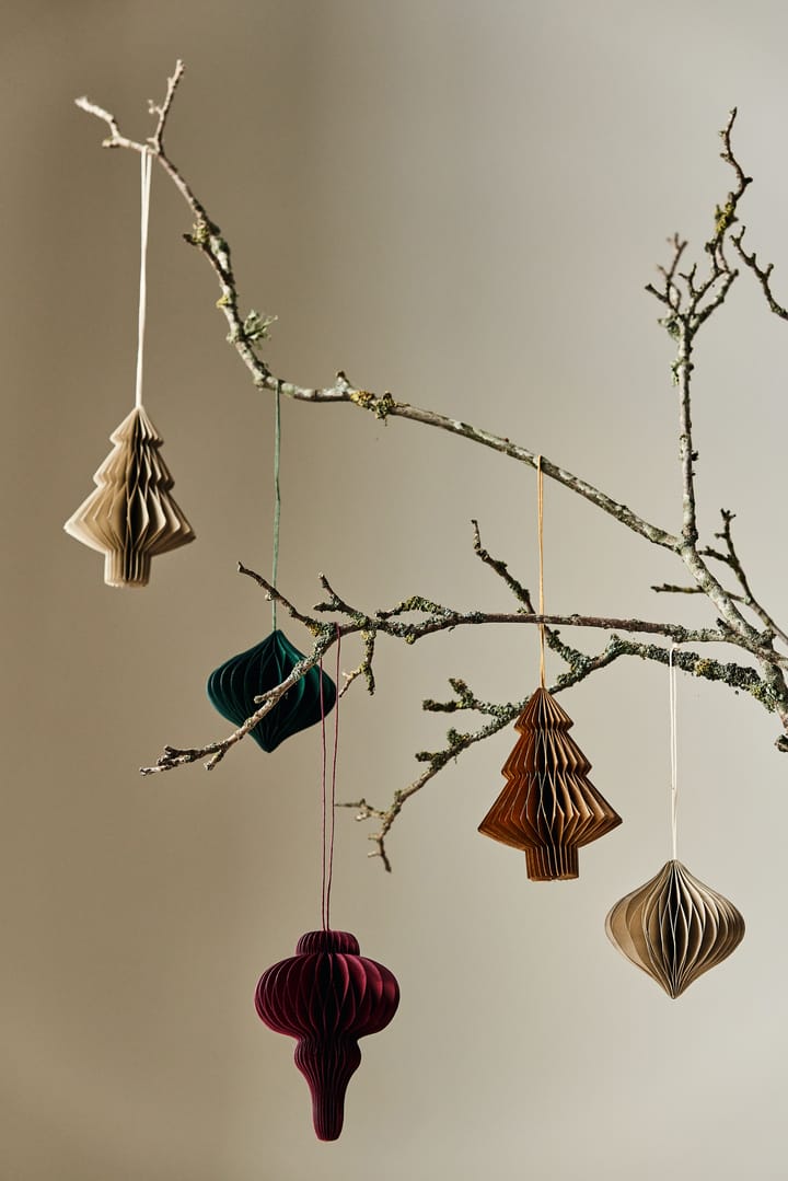 Onion juletræskugler 4-pak, Forest Green Scandi Living