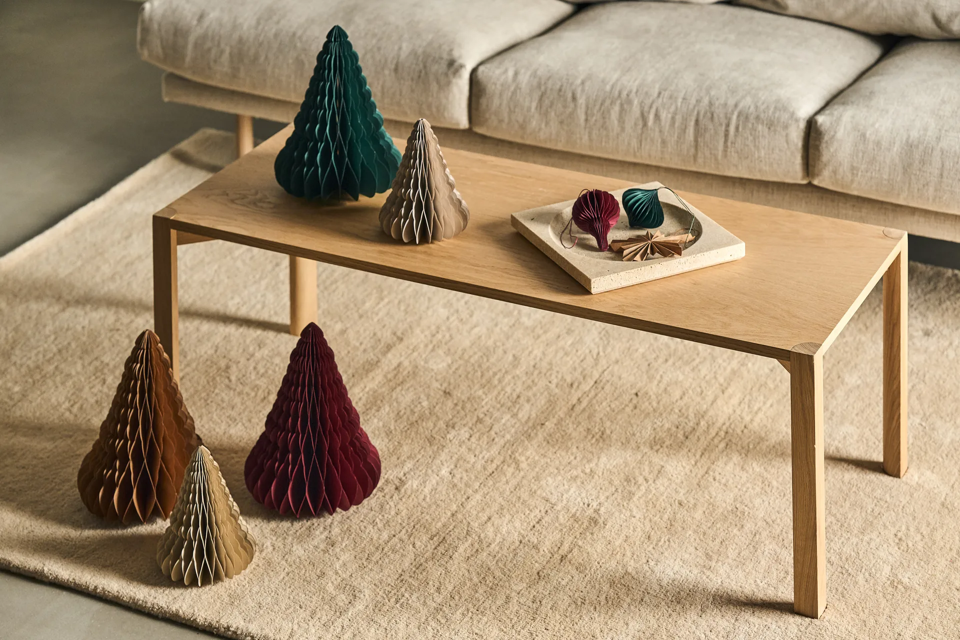 Onion juletræskugler 4-pak, Forest Green Scandi Living