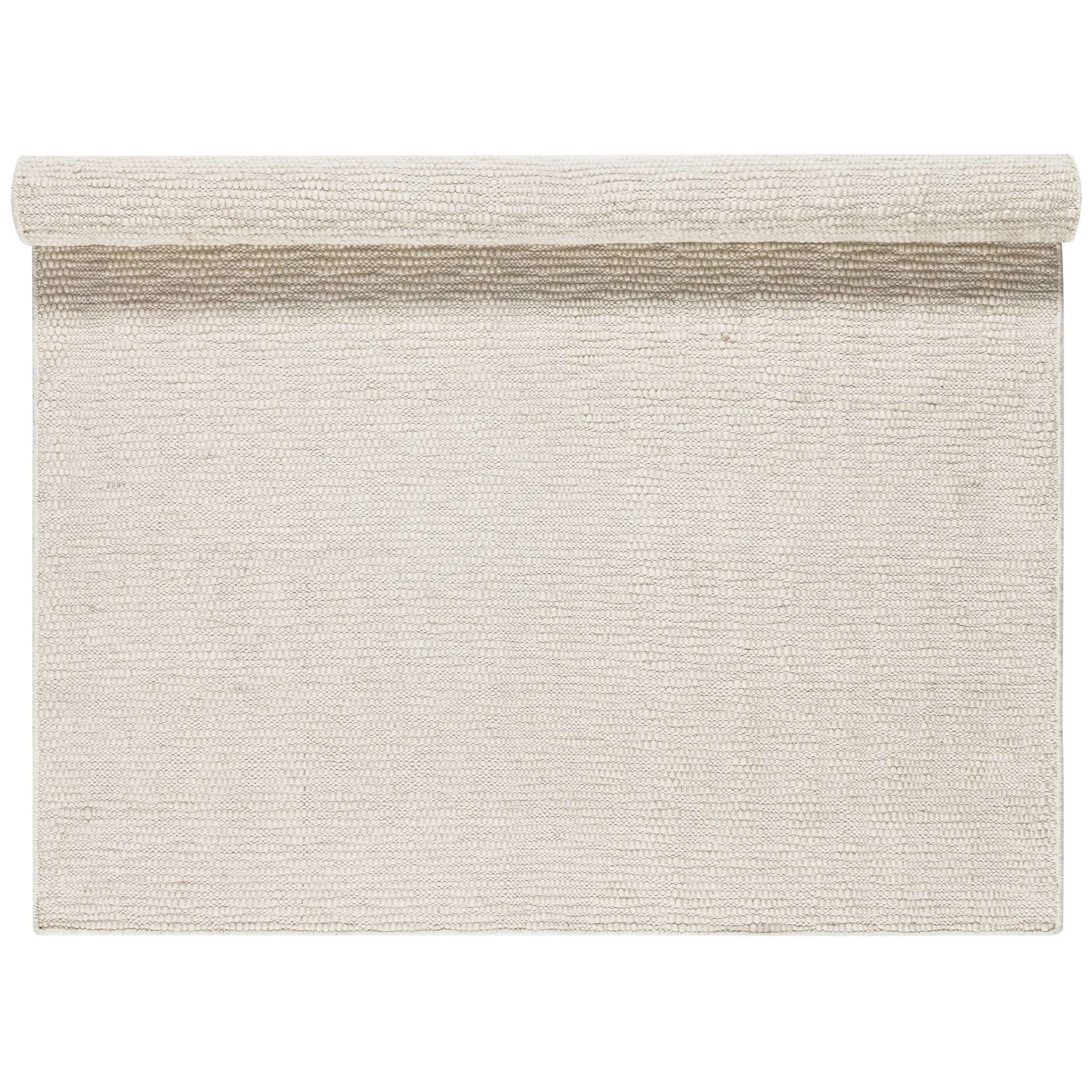 Pebble uldtæppe hvid, 200x300 cm Scandi Living