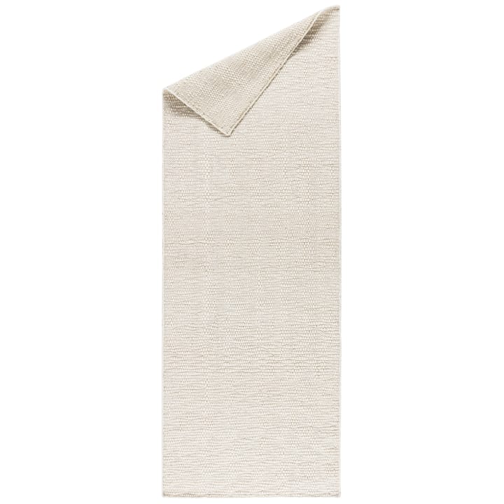 Pebble uldtæppe hvid - 80x240 cm - Scandi Living