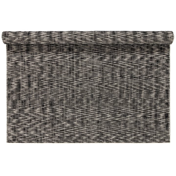 Pebble uldtæppe sort - 200x300 cm - Scandi Living