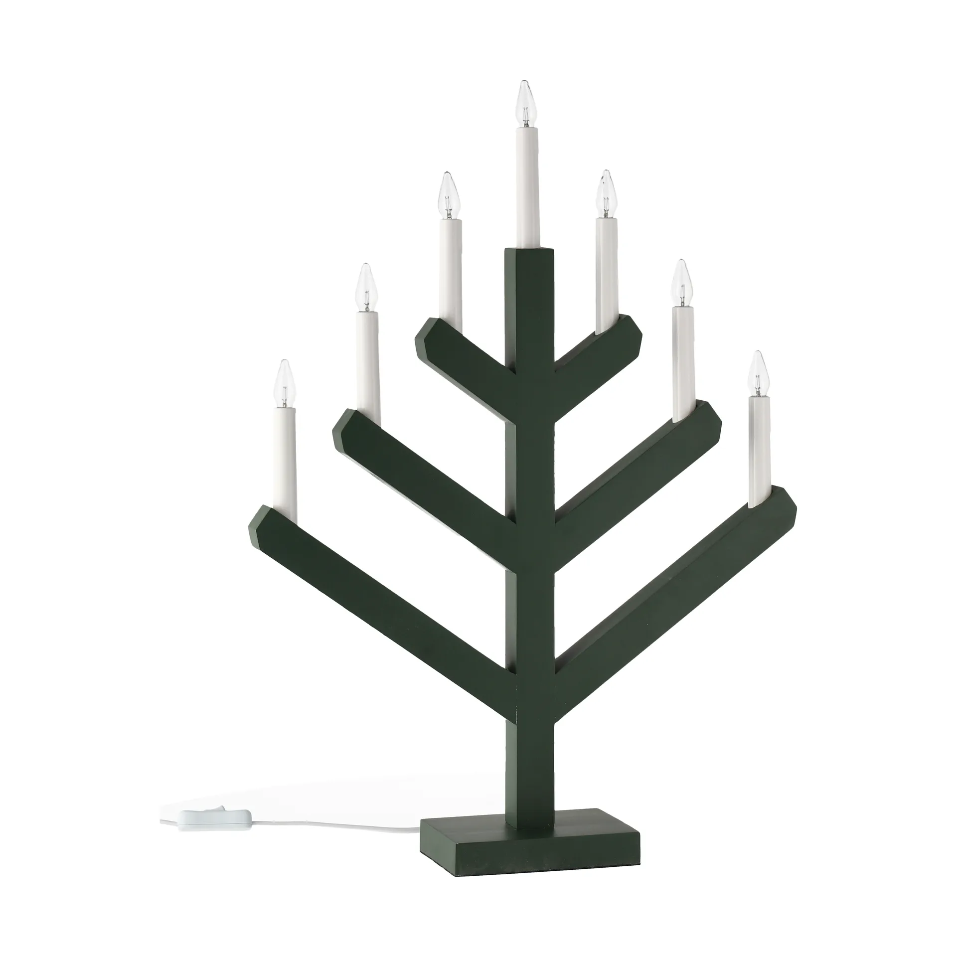 Pine adventslysestage 62 cm, Grøn Scandi Living