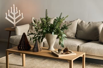 Pine adventslysestage 62 cm - Hvidglaseret - Scandi Living