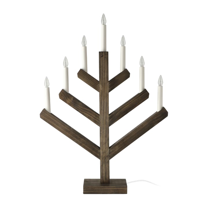 Pine adventslysestage 62 cm - Mørkbejdset - Scandi Living